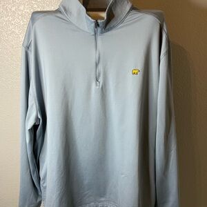 Jack Nicklaus Men’s Gray 1/4 Zip Performance Golf Pullover Long Sleeve Sz XXL